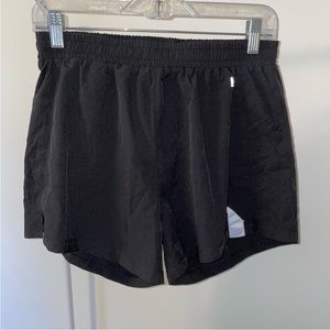 Black soccer shorts